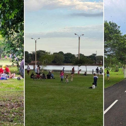 Parque Antenor Martins reúne lazer, esporte e natureza em um só lugar – Foto: Assecom/Montagem