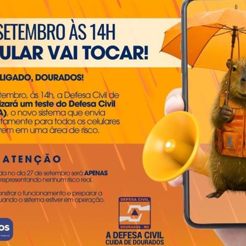 Para celulares com sinal 4G ou 5G, o alerta chegará automaticamente no aparelho. Divulgação/Assecom