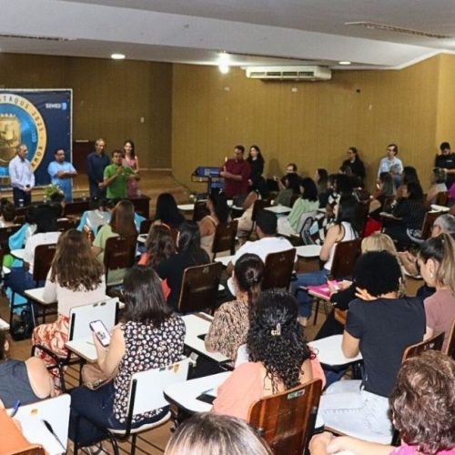 Prefeito Marçal Filho reafirma compromisso da administração com avanço coletivo da qualidade da educação em Dourados. Fotos: Jamilyê De Pieri/Assecom