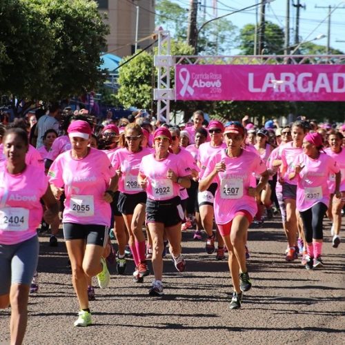 Depois de anos sem ser realizada, corrida do Outubro Rosa é resgatada pela administração municipal. Arquivo/Assecom