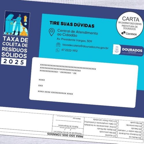 A Taxa de Lixo é anual, obrigatória por lei e é cobrada via boleto. Divulgação/Assecom