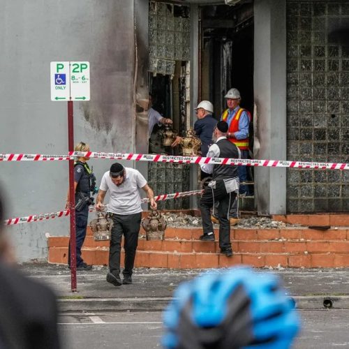 A sinagoga de Adass Israel em Melbourne foi incendiada no início de dezembro.