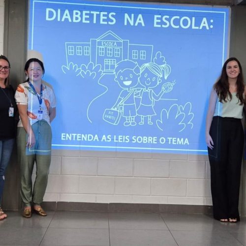 Educação e Saúde direcionam ações esclarecedoras para maior acolhimento dos alunos que tem diabetes. Divulgação/Assecom