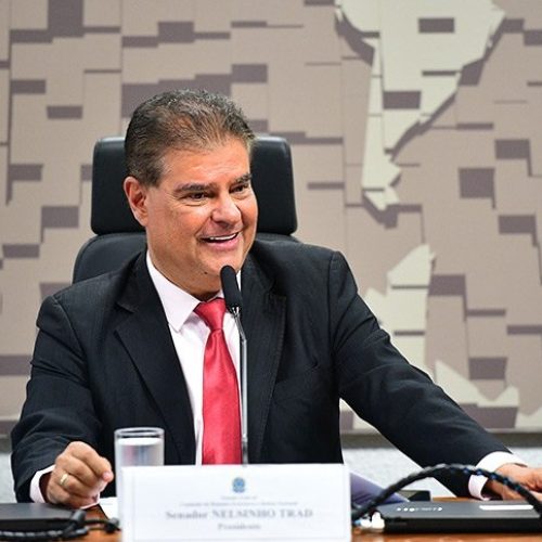 Nelsinho Trad será o presidente da comissão responsável pela interlocução com o Congresso americano
Edilson Rodrigues/Agência Senado
