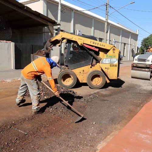 A obra segue o novo padrão de qualidade adotado pela atual gestão, com garantia de maior durabilidade e segurança- Fotos: A. Frota