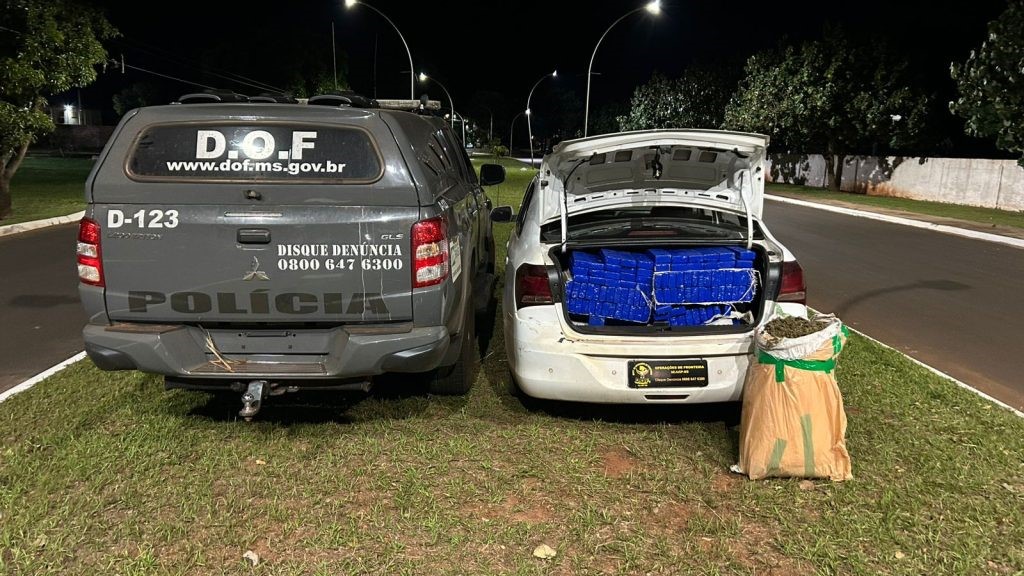 Policiais apreendem mais de 160 quilos de drogas que seguiam para Minas Gerais