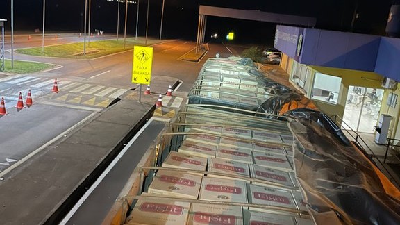 Em 24h, PRF apreende mais um milhão de maços de cigarros em MS