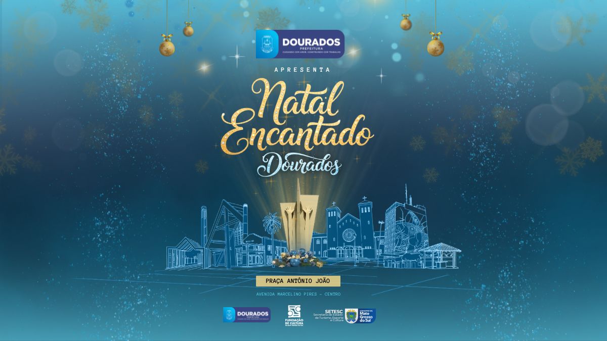 Natal Encantado Dourados entra na reta final de inscrições para músicos, ambulantes e food trucks Natal Encantado Dourados entra na reta final de inscrições para músicos, ambulantes e food trucks