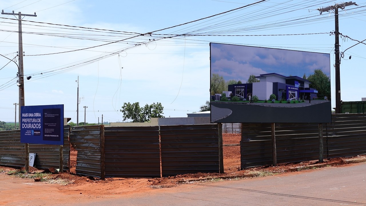 Inicio da obra da UBS Jardim dos Estados abre mês de aniversário de Dourados