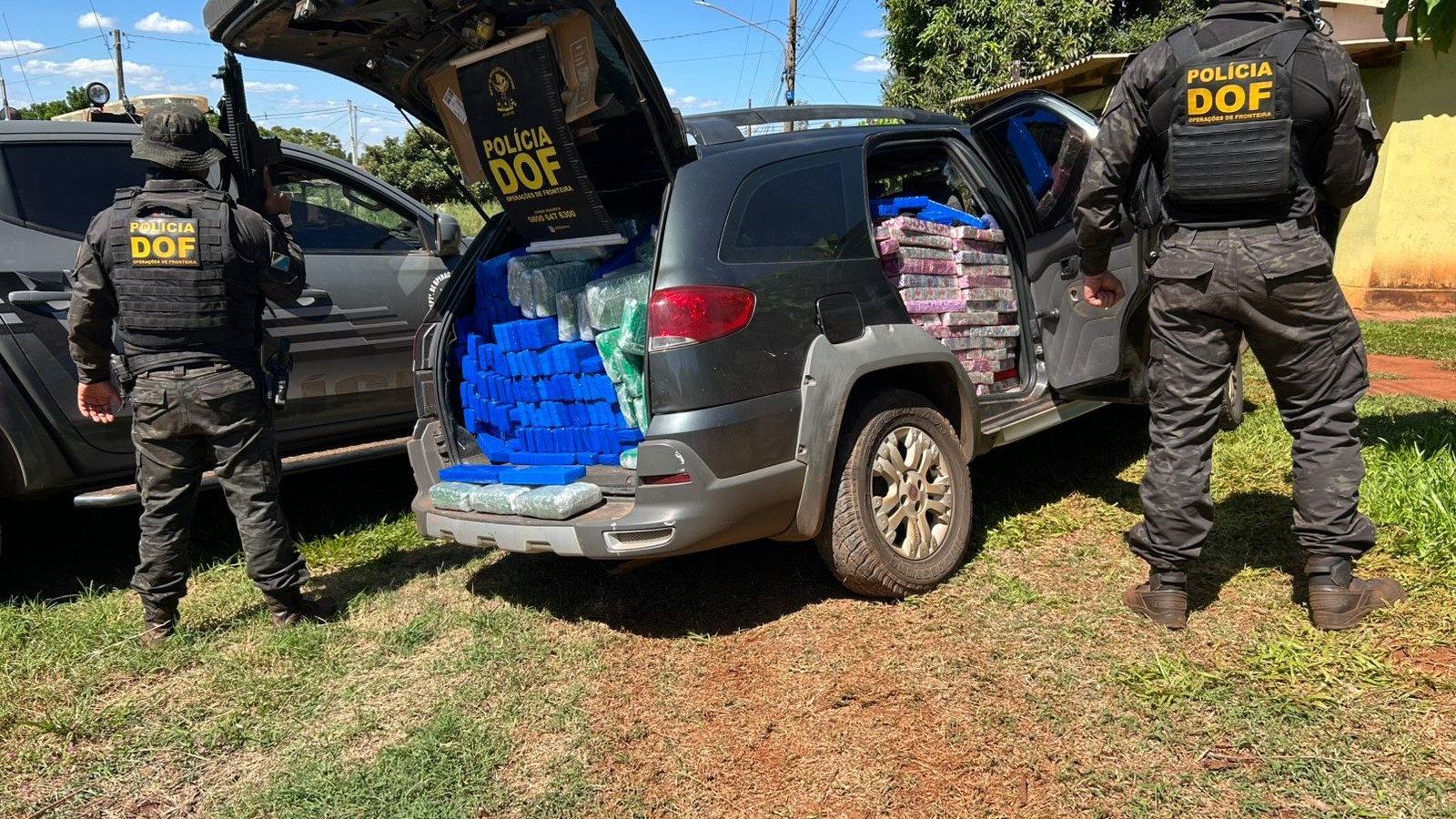 Policiais apreendem mais de 1 tonelada de drogas em Dourados