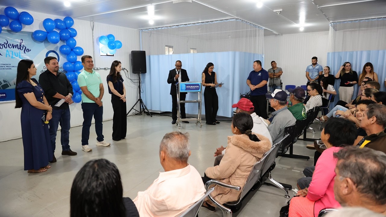 Dourados abre Novembro Azul alertando homens para cuidado com a saúde o ano todo Dourados abre Novembro Azul alertando homens para cuidado com a saúde o ano todo