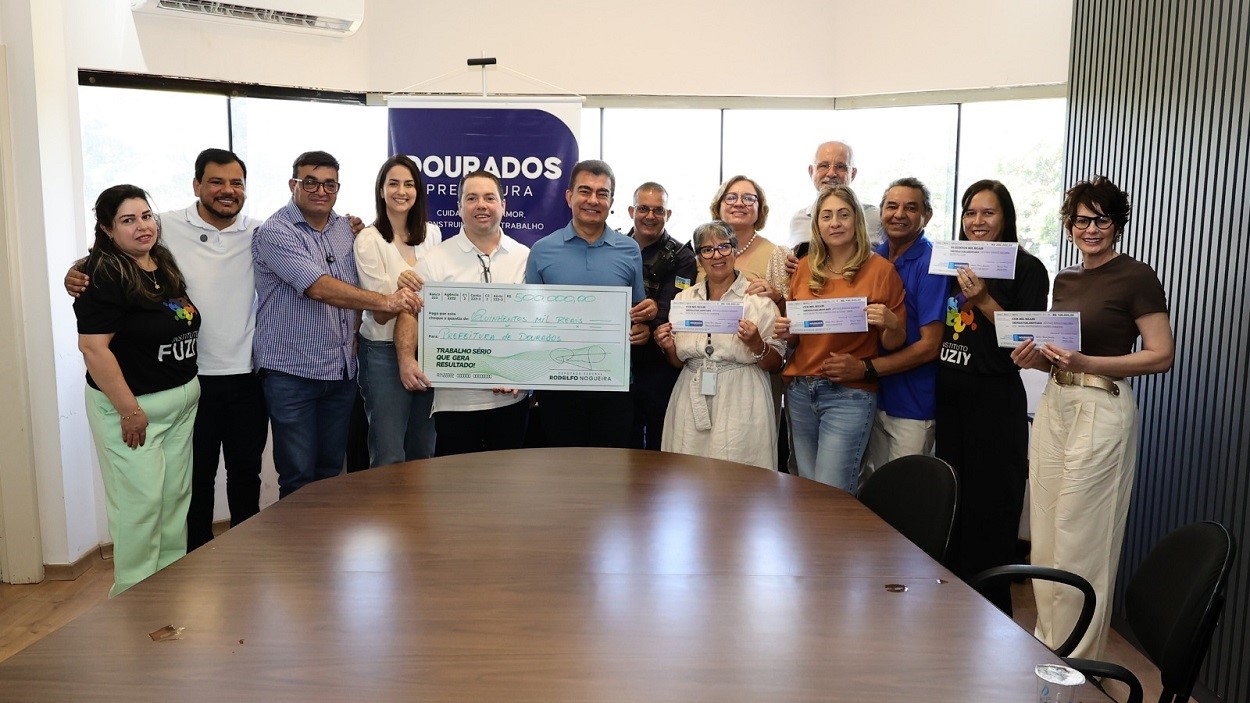 Secretaria de Assistência Social entrega R$ 500 mil em emendas federais para fortalecer entidades de Dourados