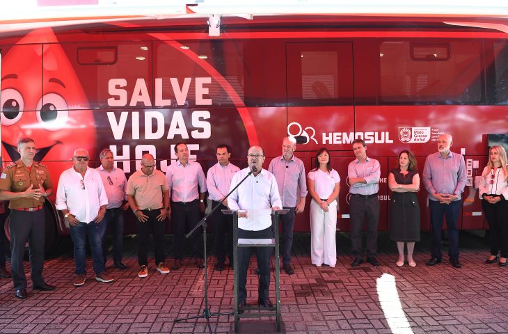 Nova unidade móvel do Hemosul chega para ampliar captação de sangue em MS