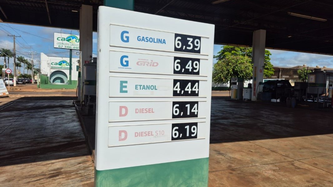 Pesquisa do Procon revela aumento de 1,4% no preço médio da gasolina em Dourados