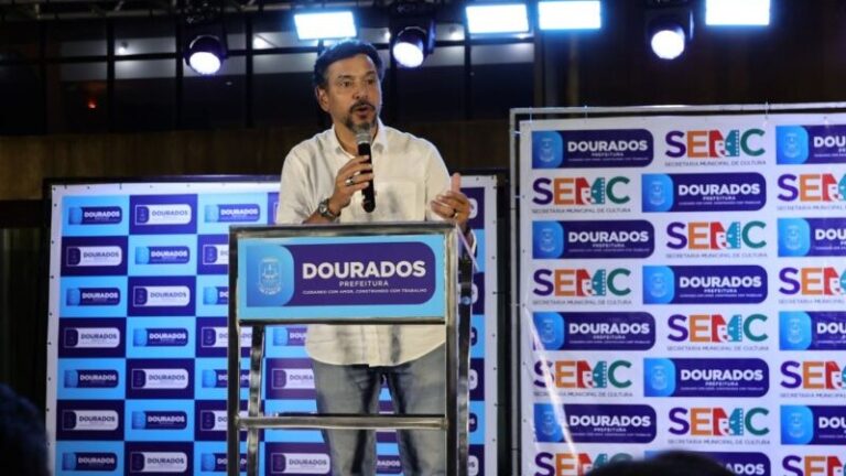 Secretário de Estado de Turismo, Esporte e Cultura, Marcelo Miranda, destaca as parceria do Governo do Estado em Dourados