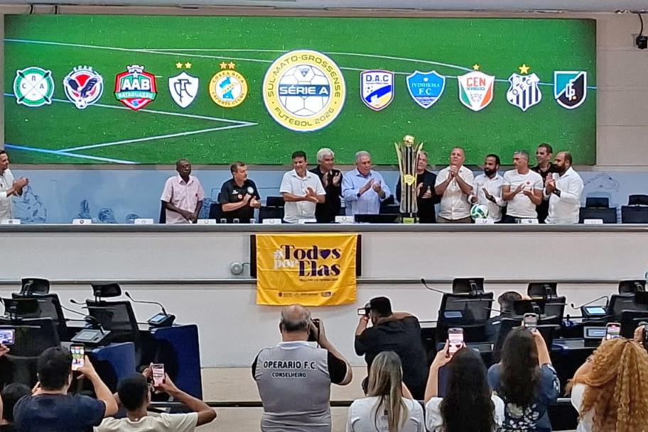 FFMS lança Campeonato Sul-Mato-Grossense com premiação de R$ 100 mil e aporte financeiro aos clubes