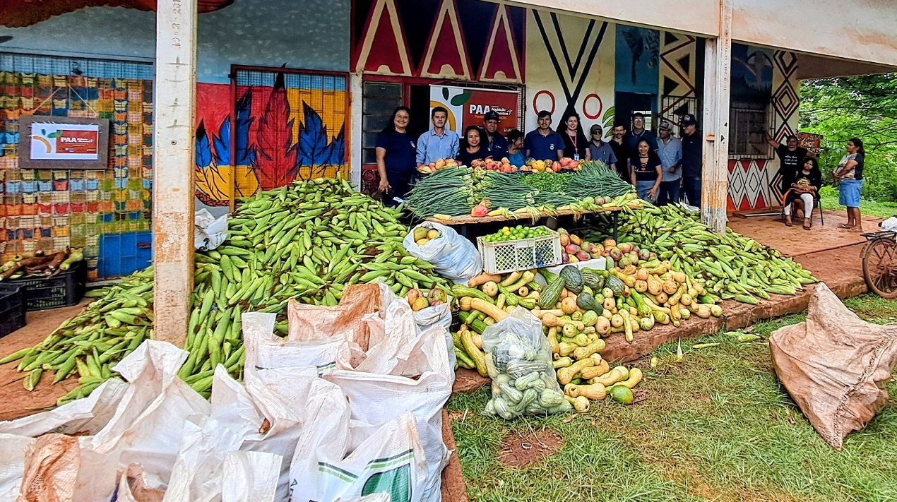 Secretaria de Agricultura Familiar inicia ano com quase 10 toneladas de alimentos do PAA Indígena distribuídos