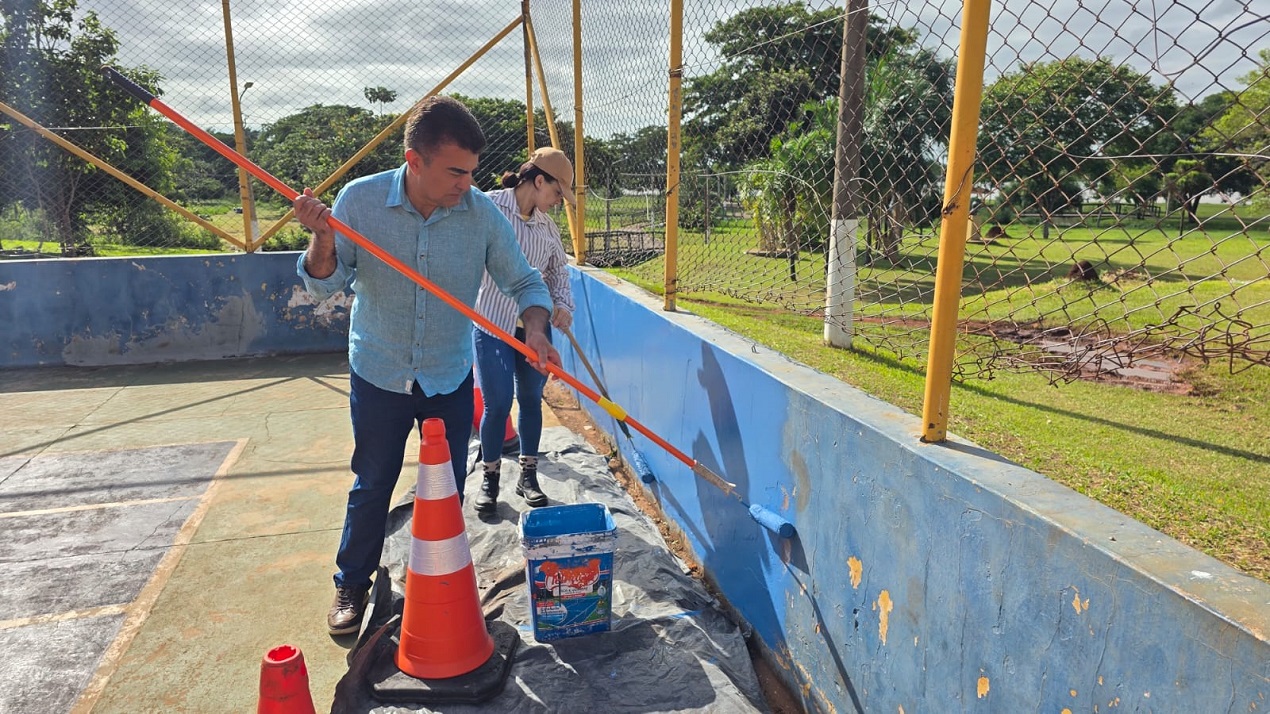 Semsur retoma revitalização das quadras poliesportivas do Parque Antenor Martins