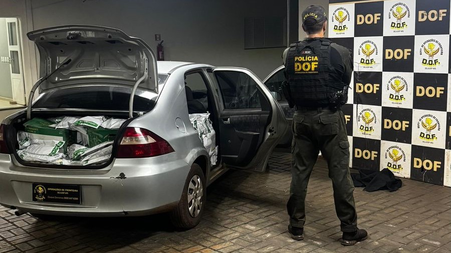 Policiais apreendem 700 quilos de agrotóxicos paraguaios