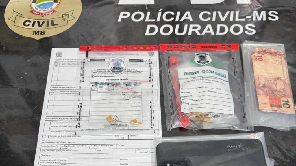 Polícia Civil prende suspeito por tráfico de drogas em Dourados