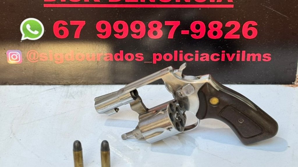 Polícia Civil prende homem por posse irregular de arma de fogo em Dourados