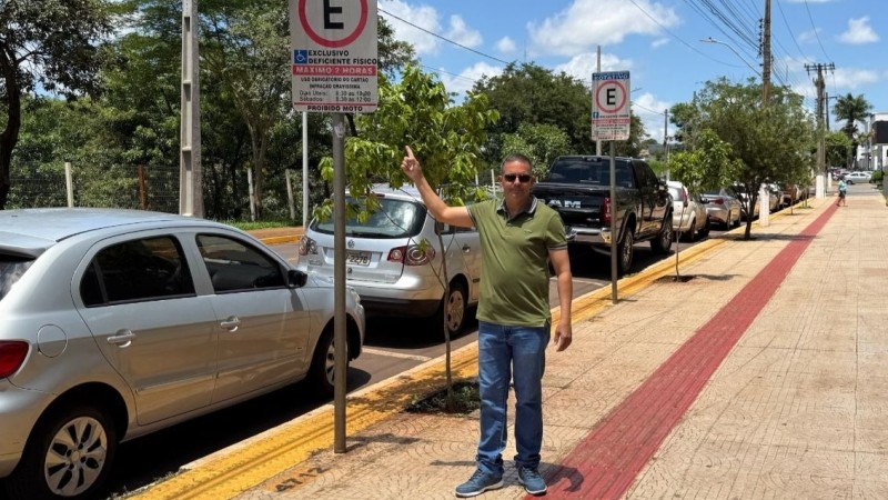 Decisão da Prefeitura sobre parquímetro atende solicitação do vereador Inspetor Cabral