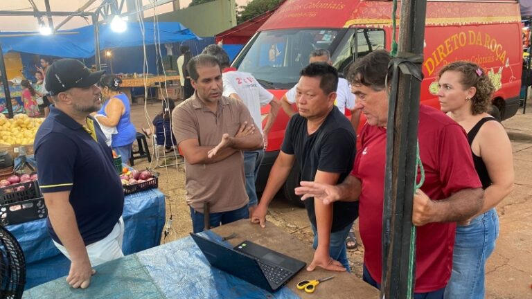 Souza reforça compromisso com feirantes e articula melhorias para feiras de Dourados