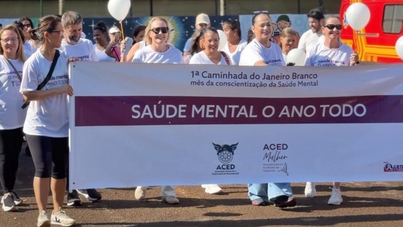 Saúde mental em pauta: Liandra participa da 1ª Caminhada Janeiro Branco