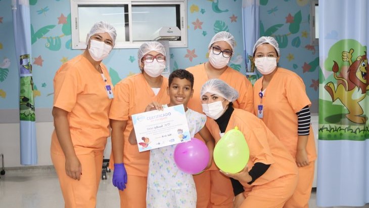 HR de Dourados transforma alta hospitalar em momento de celebração para crianças da pediatria