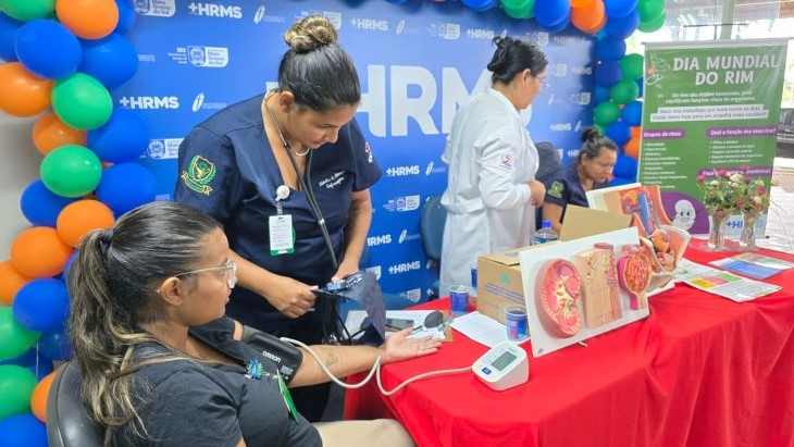 No Dia Mundial do Rim, HRMS promove ação de conscientização e alerta para cuidados com a saúde renal