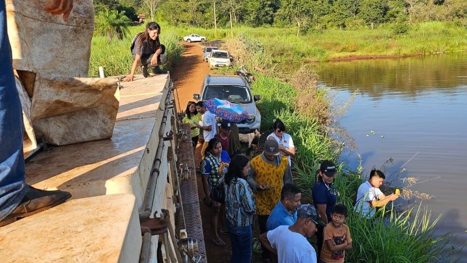Prefeitura solta 1 tonelada de peixes nas lagoas da Reserva Indígena