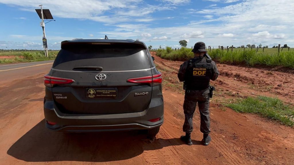 Policiais recuperaram em Campo Grande veículo roubado em Minas Gerais no último sábado