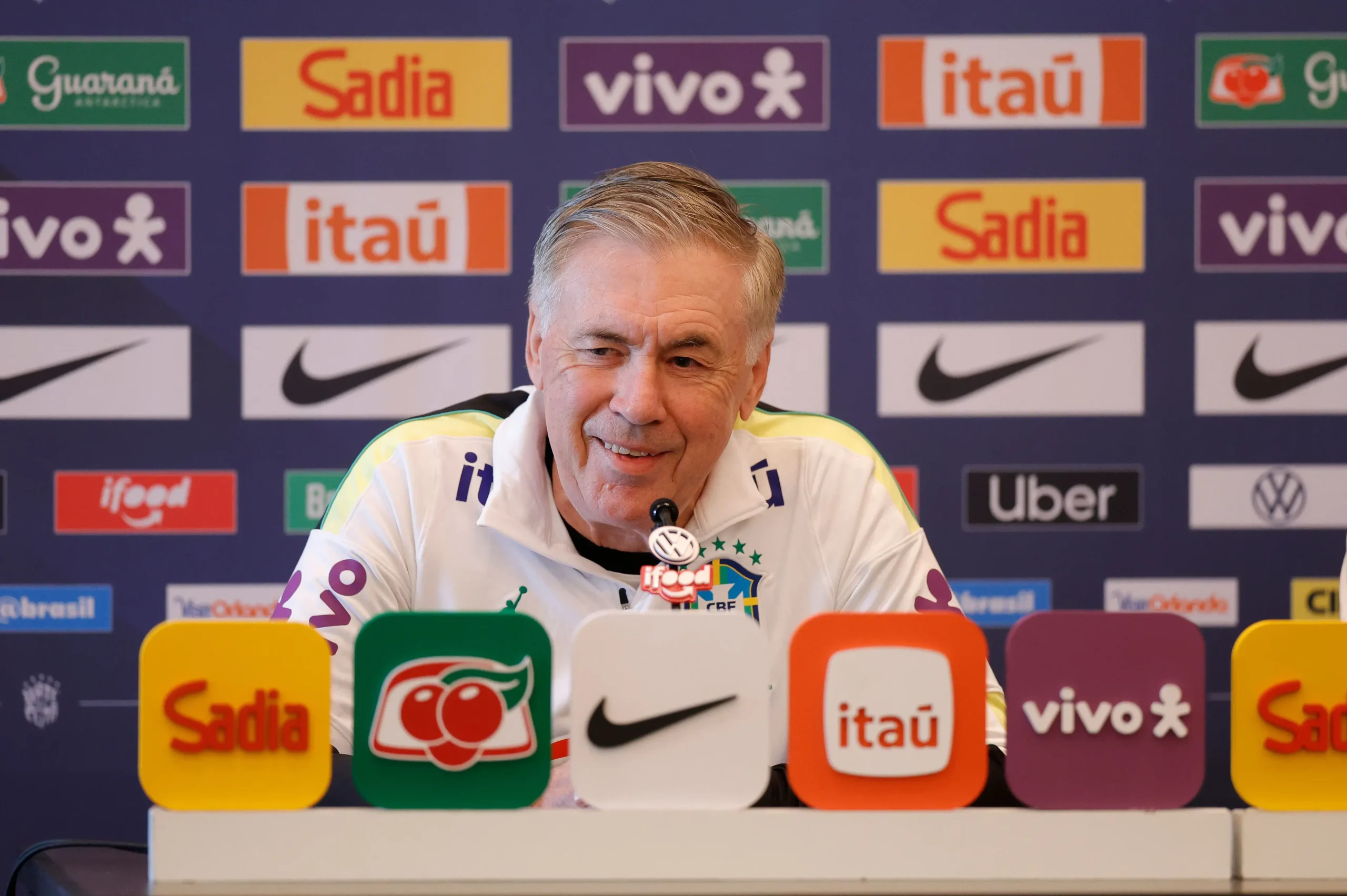 Ancelotti quer Seleção com equilíbrio, atitude e qualidade Ancelotti quer Seleção com equilíbrio, atitude e qualidade