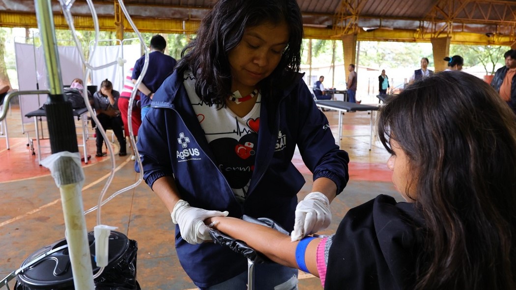 Escola Tengatui vira Hospital de Campanha na “guerra” contra epidemia de chikungunya Escola Tengatui vira Hospital de Campanha na “guerra” contra epidemia de chikungunya