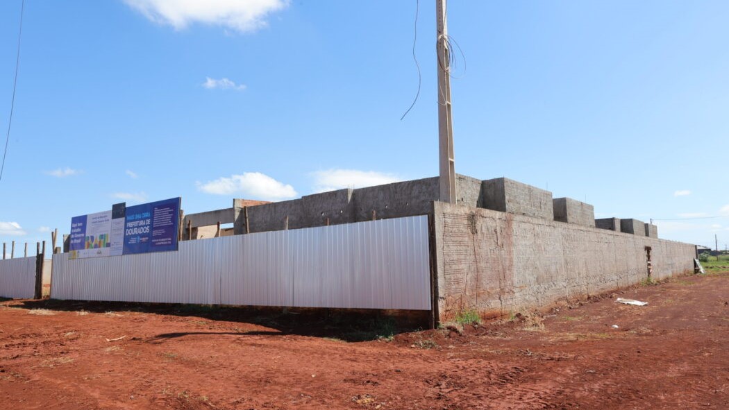 Obras do Ceim do bairro Campina Verde é reiniciada