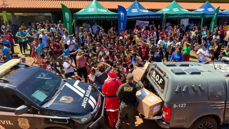 Ações da Sejusp unem segurança, assistência e cultura da paz nas aldeias indígenas de MS