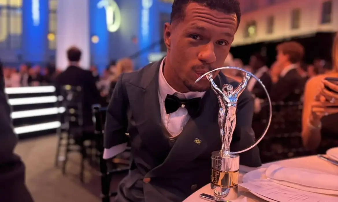 Gabriel Araújo conquista Laureus, maior premiação do esporte mundial Gabriel Araújo conquista Laureus, maior premiação do esporte mundial