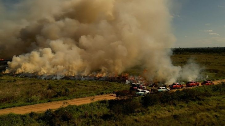 Para conservar e proteger biomas, Governo de MS realiza técnica de queima prescrita em parque estadual Para conservar e proteger biomas, Governo de MS realiza técnica de queima prescrita em parque estadual
