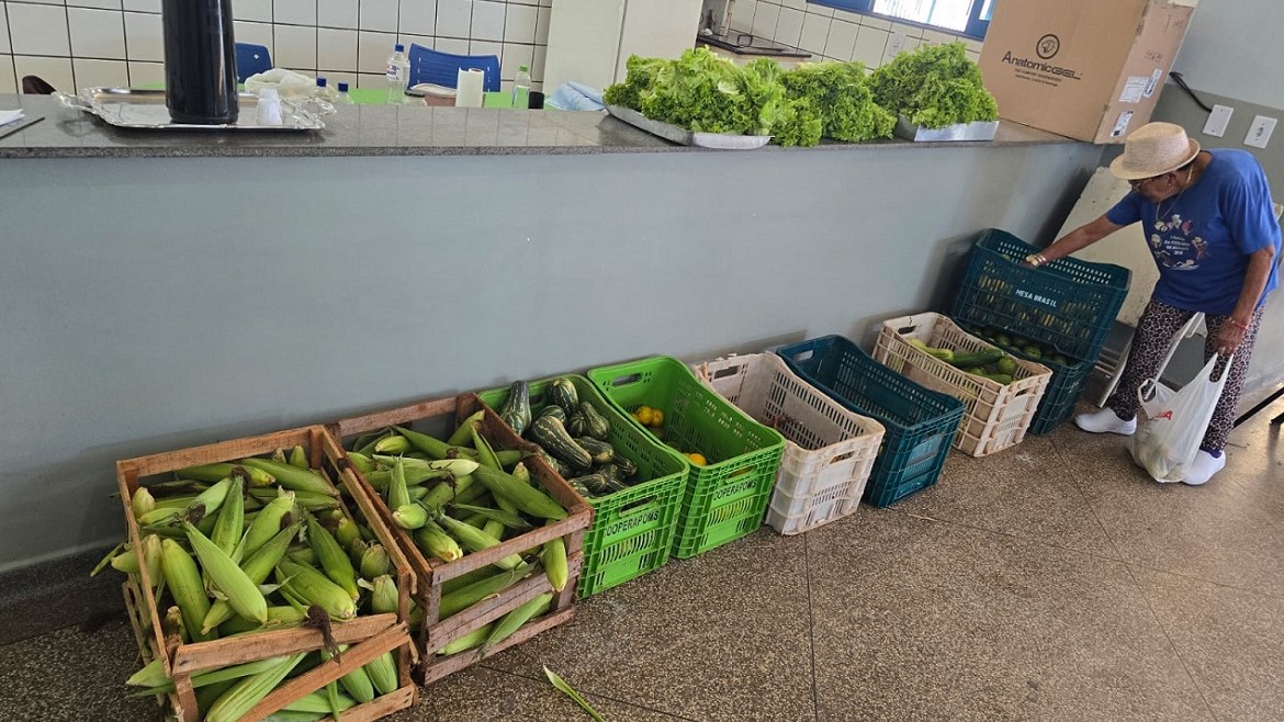 PPA leva frutas, verduras, tubérculos e leite in natura para idosos e famílias atendidas em espaço comunitário PPA leva frutas, verduras, tubérculos e leite in natura para idosos e famílias atendidas em espaço comunitário