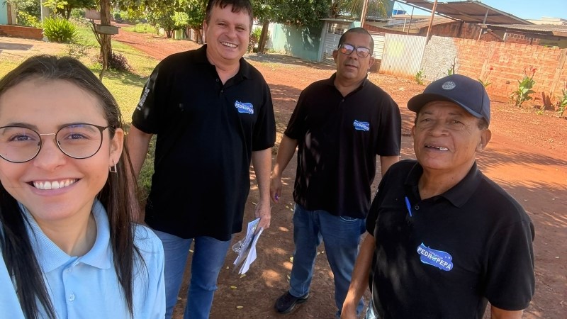 Pedro Pepa faz abaixo-assinado por asfalto e regularização fundiária na Vila São Jorge