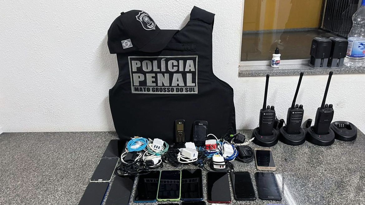 Operação Mute apreendeu 8,5 mil celulares em presídios desde 2023 Operação Mute apreendeu 8,5 mil celulares em presídios desde 2023
