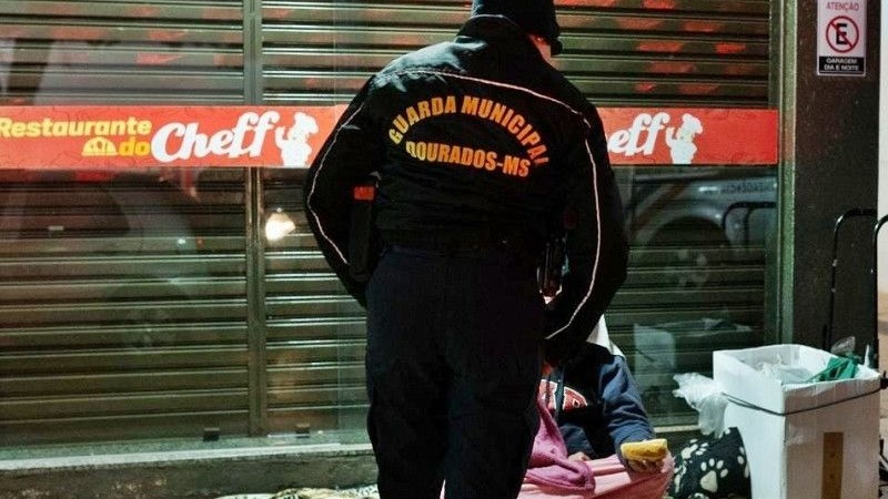 Guarda Municipal reforça ações de apoio às pessoas em situação de rua durante onda de frio