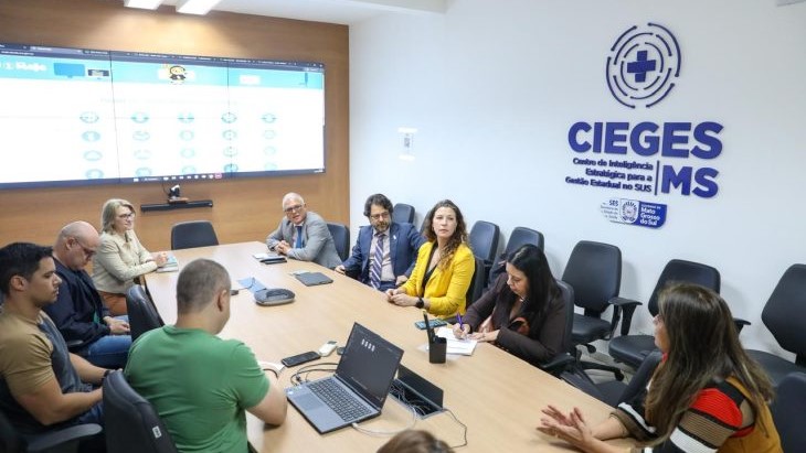 Saúde Digital de MS desperta interesse da OPAS e fortalece cooperação internacional