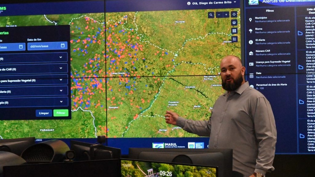 Para reforçar monitoramento ambiental em MS, Governo do Estado lança novas plataformas tecnológicas Para reforçar monitoramento ambiental em MS, Governo do Estado lança novas plataformas tecnológicas