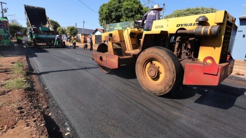 Recapeamento avança no Jardim dos Estados