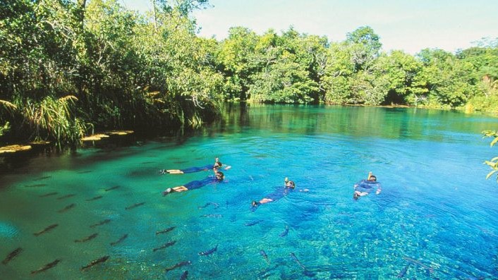 Bonito ganha reforço na proteção ambiental com obra de saneamento que protege o Rio Formoso Bonito ganha reforço na proteção ambiental com obra de saneamento que protege o Rio Formoso