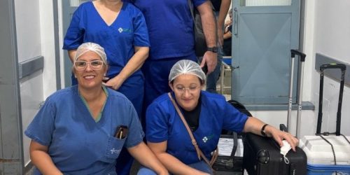 Equipe responsável pela captação dos órgãos no Hospital da Vida em Dourados – Foto: Assecom