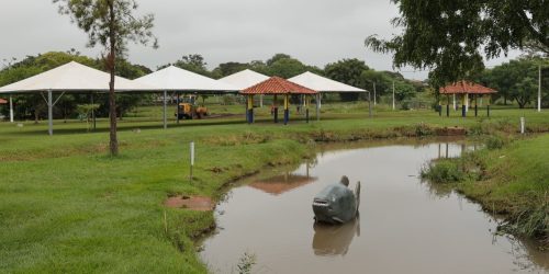 Estrutura gigantesca foi montada no Parque Antenor Martins e 1ª Festa da Páscoa deve atrair milhares de pessoas entre os dias 17 e 20 de abril – Foto: A. Frota