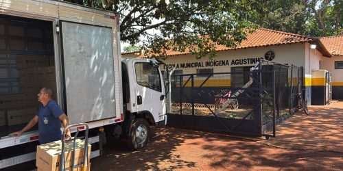 34 mil kits escolares serão entregues aos alunos das unidades escolares de Dourados logo no primeiro dia de aula. Foto: Secretaria de Educação