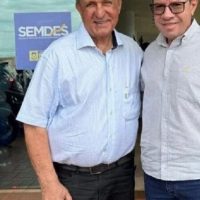 Zé Teixeira e Pedro Pepa durante agenda pública. (Foto: Reprodução)